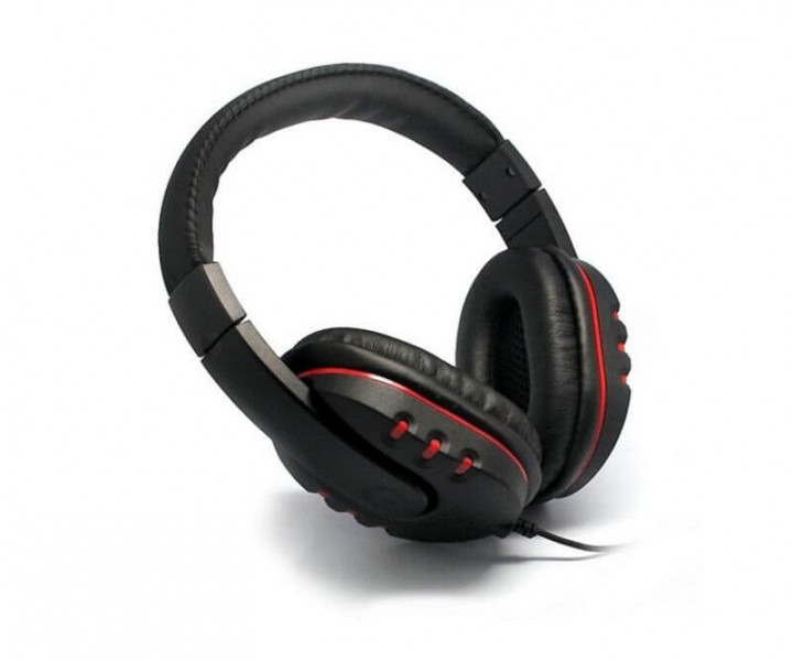 Наушники HQ-Tech SY-870 Black, 2 x Mini jack (3.5 мм), накладные, регулятор громкости, микрофон, каб